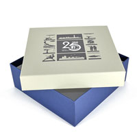 Изготовление коробки крышка дно на заказ с логотипом